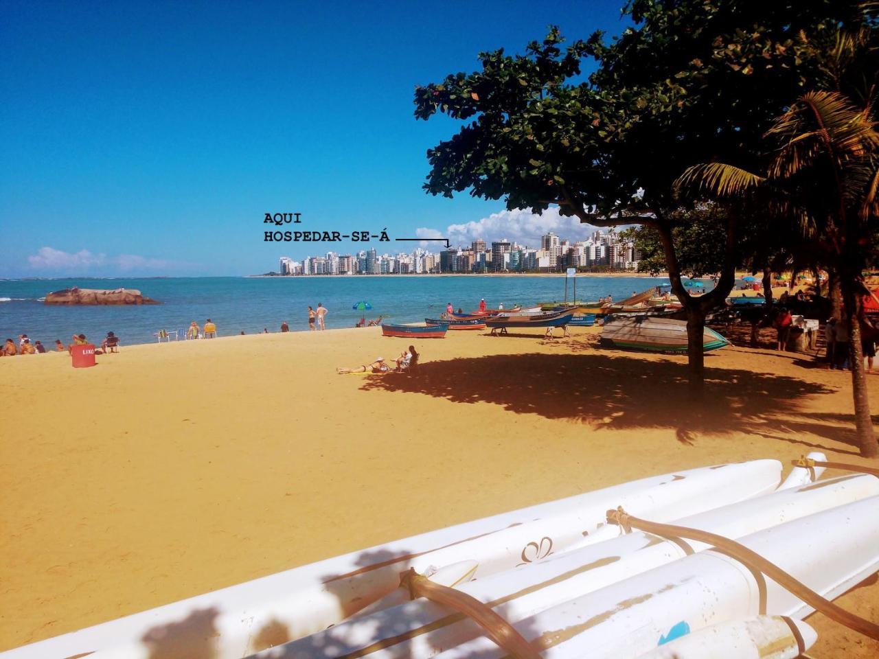 Flat Pasargada 812, Free Bikes, Pe Na Praia Vila Velha  Εξωτερικό φωτογραφία